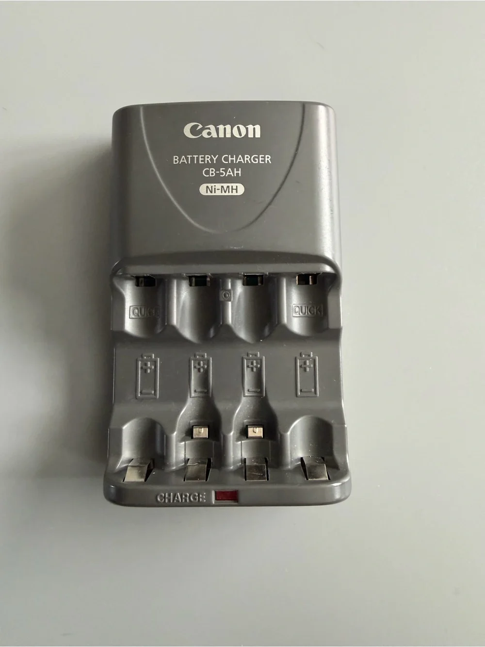 Canon includes charger